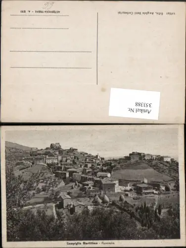 353388,Toscana Livorno Campiglia Marittima Panorama Totale