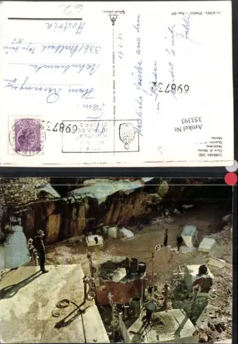 353393,Toscana Massa-Carrara Cave di Marmo Marmorbrüche Bergbau
