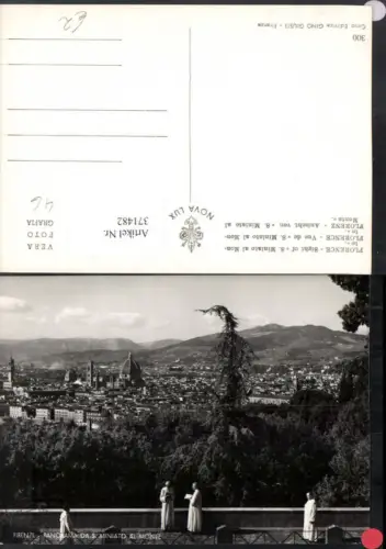 371482,Toscana Firenze Florenz Vue de S. Miniato al Monte Totale
