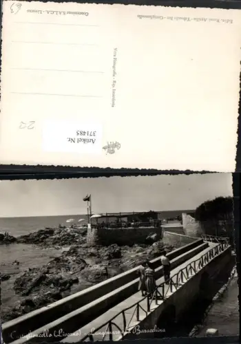 371485,Toscana Livorno Castiglioncello Lungomare e la Baracchina Küste