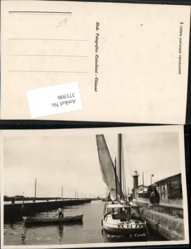 371506,Toscana Lucca Viareggio Il Canale Kanal Segelboot