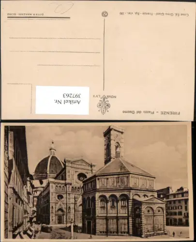 397263,Toscana Firenze Florenz Piazza del Duomo Dom Kirche