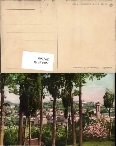 397266,Toscana Firenze Fiesole Panorama da S. Francesco Teilansicht