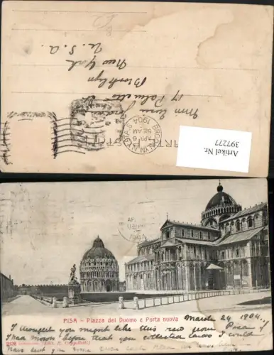 397277,Toscana Pisa Piazza del Duomo e Porta nuova Dom Kirche