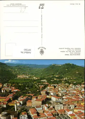 397283,Toscana Pistoia Montecatini Terme Panoram aereo Totale Fliegeraufnahme