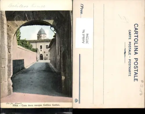 397294,Toscana Pisa Casa dove nacque Galileo Galilei Tor