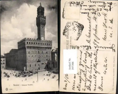 397306,Toscana Firenze Florenz Palazzo Vecchio Rathaus Turm