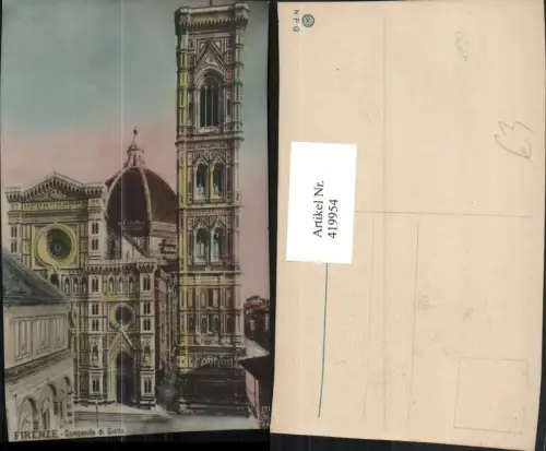 419954,Toscana Firenze Florenz Campanile di Giotto Glockenturm Turm