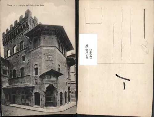 419957,Toscana Firenze Florenz Palagio dell Arte della Lana Gebäude