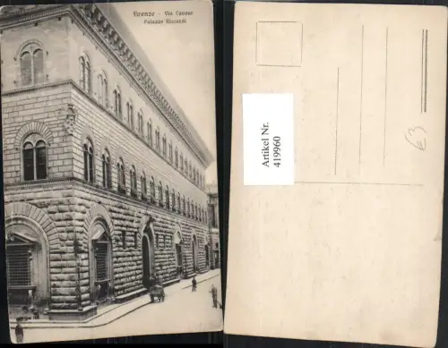 419960,Toscana Firenze Florenz Via Cavour Palazzo Riccardi Palast