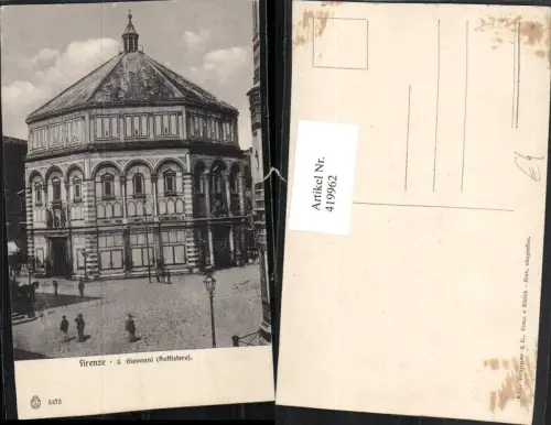 419962,Toscana Firenze Florenz San Giovanni Battistero Baptisterium