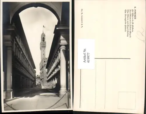419977,Toscana Firenze Florenz Gli Uffici de la Royal Galleria Königliche Galerie Rathaus