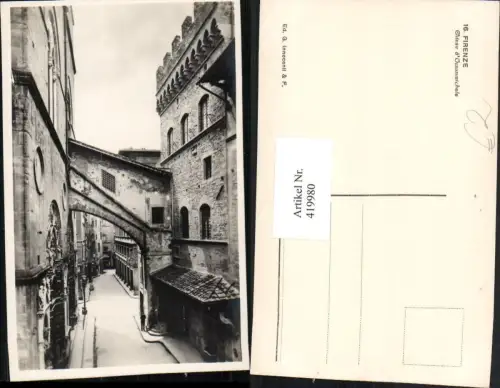 419980,Toscana Firenze Florenz Chiesa Orsunmichele Kirche Gasse