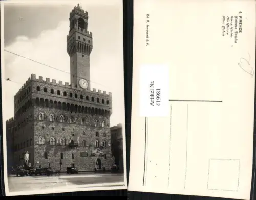 419981,Toscana Firenze Florenz Palazzo Vecchio Palast Rathaus Turm