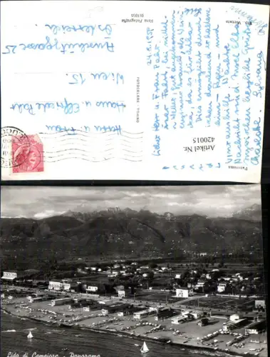 420015,Toscana Lucca Lido di Camaiore Panorama Totale Bergkulisse
