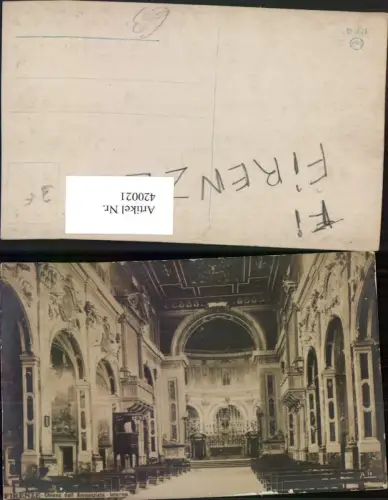 420021,Toscana Firenze Florenz Chiesa dell Annunziata Kirche Innenansicht