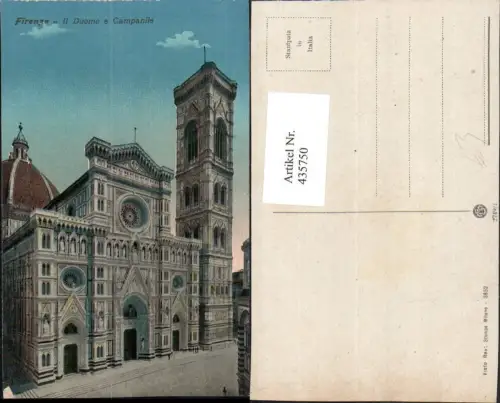435750,Toscana Firenze Florenz Il Duomo e Campanile Kirche Turm