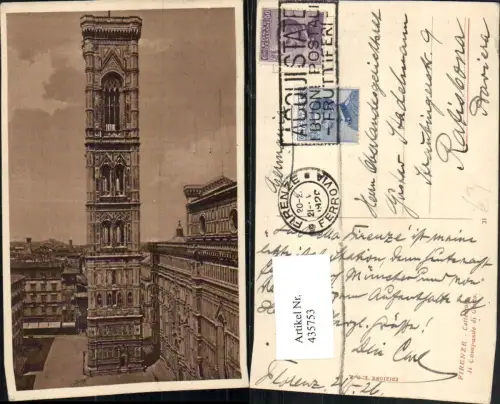 435753,Toscana Firenze Florenz Cattedrale il Campanile di Giotto Glockenturm Turm