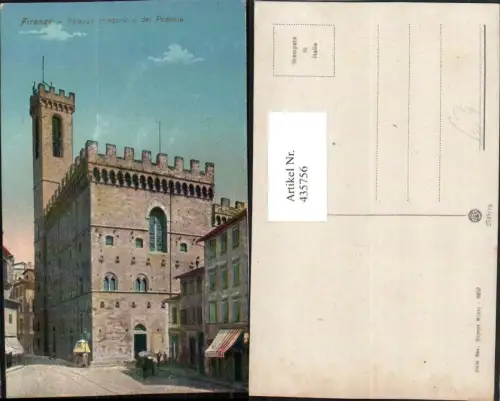 435756,Toscana Firenze Florenz Palazzo Pretorio o del Podesta Gebäude