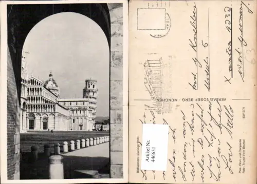 446651,Toscana Pisa Dom Kirche u. Campanile Schiefer Turm