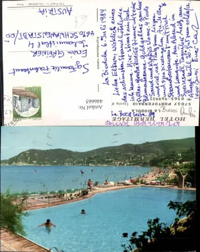 446665,Toscana Livorno Portoferraio Hotel Hermitage Pool Strand