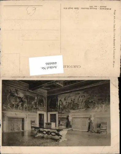 446686,Toscana Firenze Florenz Palazzo Vecchio Sala degli Elementi Rathaus Saal