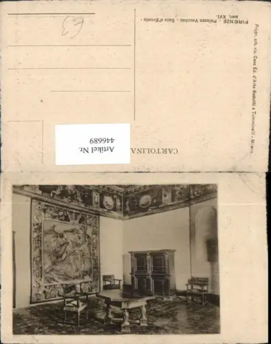 446689,Toscana Firenze Florenz Palazzo Vecchio Sala Ercole Rathaus Saal