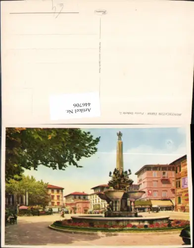 446706,Toscana Pistoia Montecatini Terme Piazza Umberto I Brunnen Platz
