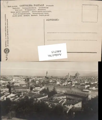 446715,Toscana Firenze Florenz Panorama dal Viale di Colli Totale