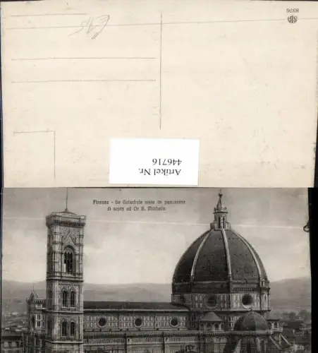 446716,Toscana Firenze Florenz La Cattedrale di Or S. Michele Kirche Kuppel