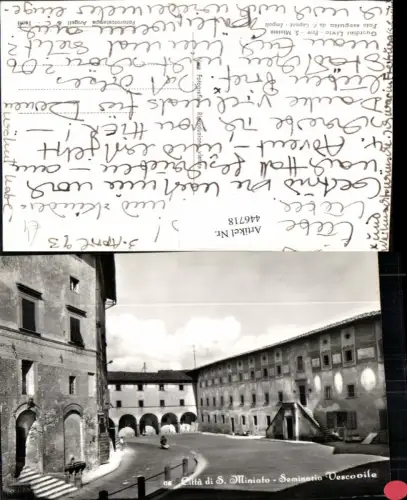 446718,Toscana Pisa Citta di San Miniato Seminario Vescovile Palast