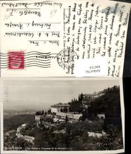 446719,Toscana Firenze Florenz Villa Medici e Convento di S. Gerolamo