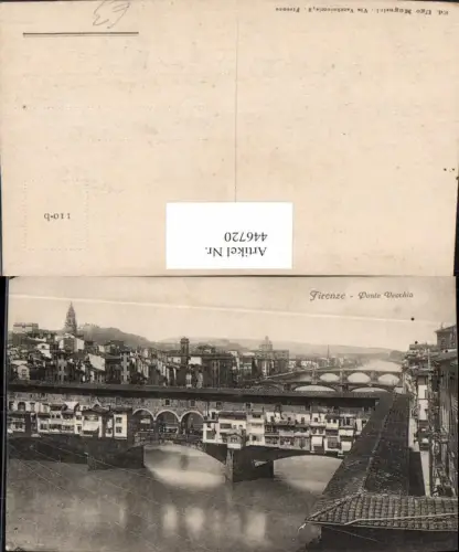 446720,Toscana Firenze Florenz Ponte Vecchio Teilansicht Brücken