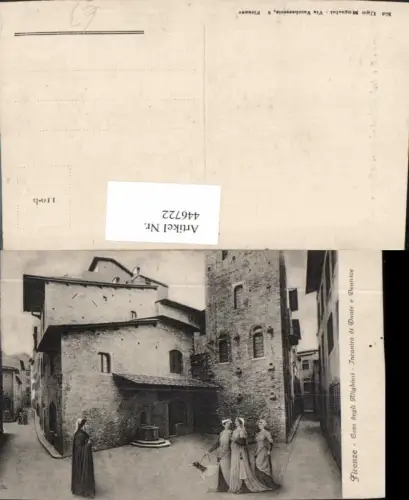 446722,Toscana Firenze Florenz Cuse degli Alighieri Incontro di Dante e Beatrice Gasse