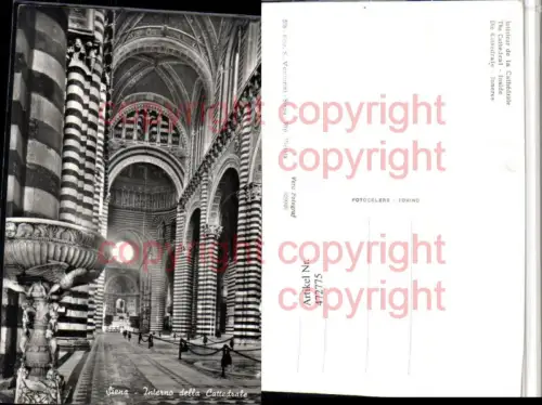 472775,Toscana Siena Interno della Cattedrale Kirche Innenansicht