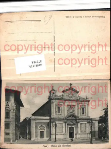 472788,Toscana Pisa Chiesa di Cavalieri Kirche
