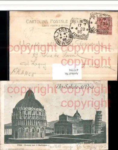 472791,Toscana Pisa Duomo con il Battistero Kirche Gebäude
