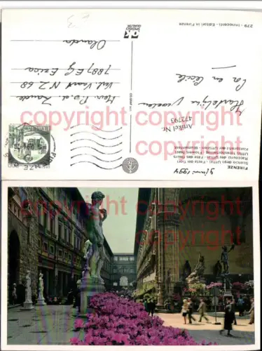 472793,Toscana Firenze Florenz Scorcio degli Uffizi Festa di fiori Blumenfest Statue