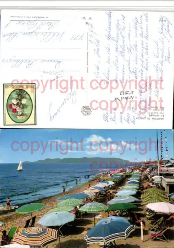 472812,Toscana Massa-Carrara Marina di Massa La spiaggia Strandleben Strand