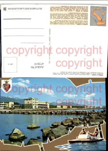 472819,Toscana Massa-Carrara Marina di Massa Küste Tretboot