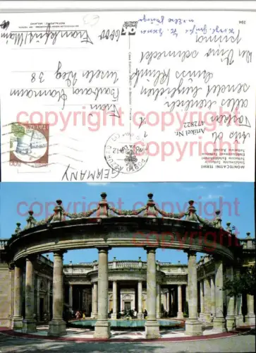 472822,Toscana Pistoia Montecatini Terme Stabilimento Tettuccio Säulen