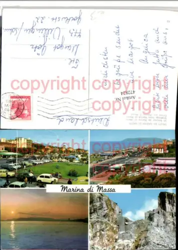 472824,Toscana Massa-Carrara Marina di Massa Promenade Meer Mehrbildkarte