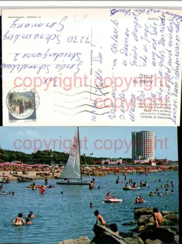 472827,Toscana Massa-Carrara Marina di Massa Spiaggia e Torre Fiat Strandleben