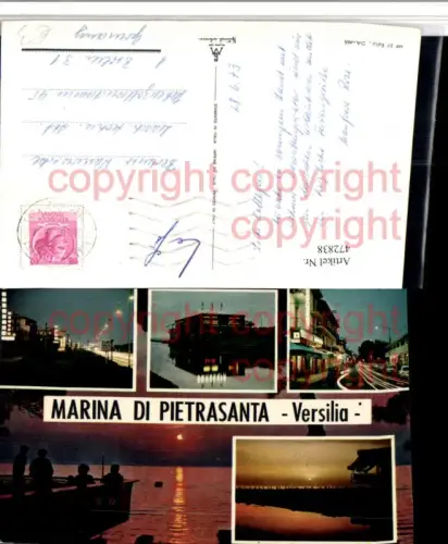 472838,Toscana Lucca Marina di Pietrasanta Versilia Mehrbildkarte