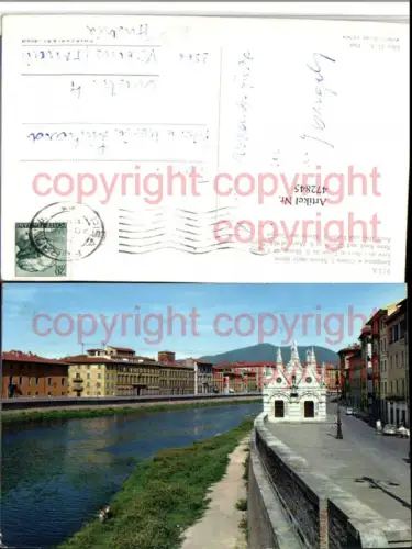 472845,Toscana Pisa Lungarno e Chiesa S. Maria della Spina Kirche