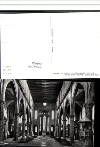 494402,Toscana Firenze Florenz Basilica di S. Croce Kirche Innenansicht