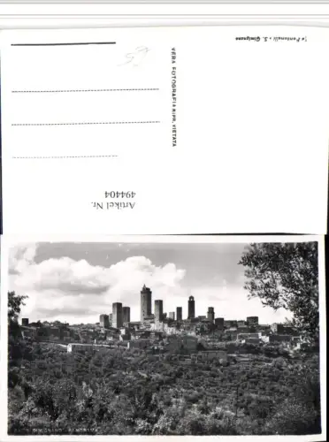 494404,Toscana Siena San Gimignano Panorama Totale Türme