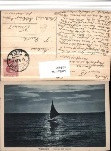 494405,Toscana Lucca Viareggio Poesia del mare Meer Segelboot