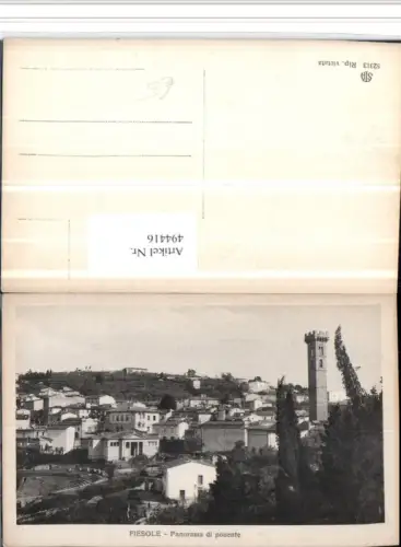 494416,Toscana Firenze Fiesole Panorama di ponente Teilansicht