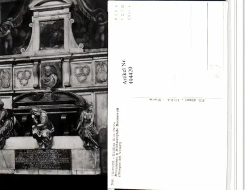 494420,Toscana Firenze Florenz Basilica di S. Croce Monument Michelangelo